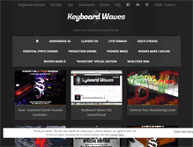 Tablet Screenshot of keyboardwaves.com